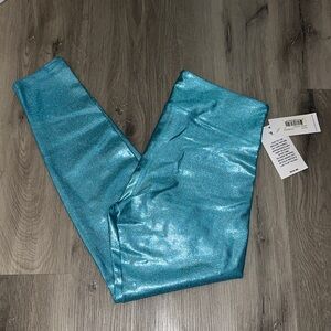 Heroine Sport Shimmering Blue Leggings